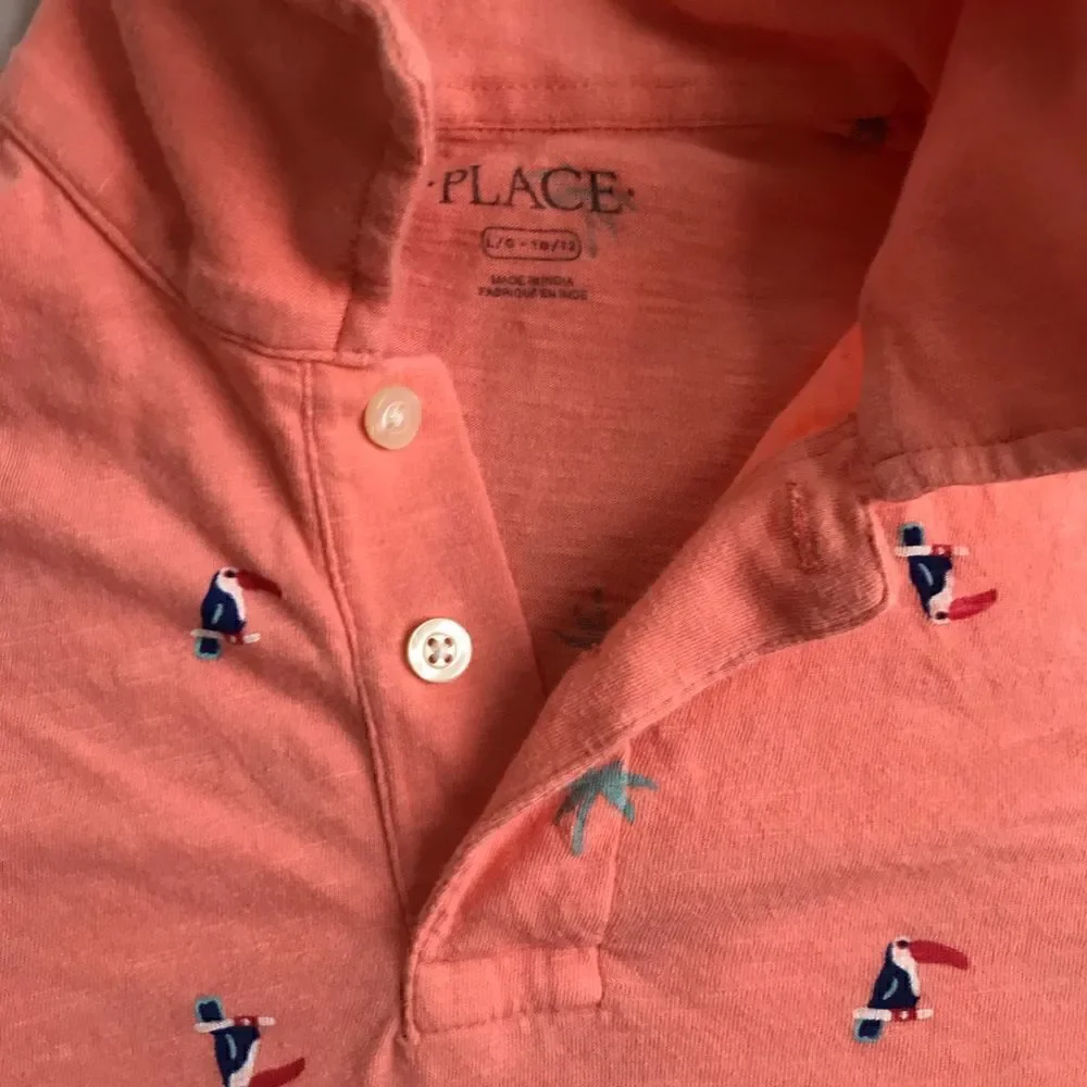 Children s place boys polo shirts size 10